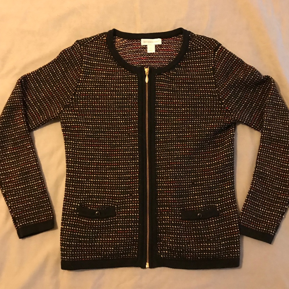 Multi-colored Christopher & Banks sweater